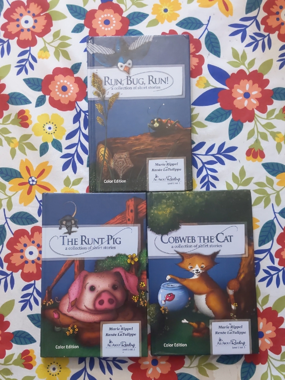 All About Reading Level 1 Readers, Set Of 3, Color Edition